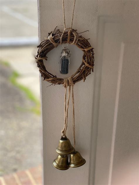 Witchy hanging bells ornament